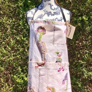 Andys Aprons - not so basic.  “Silly Birds”